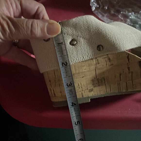 Esprit oceans nude wedge sandals NWT - Picture 6 of 6